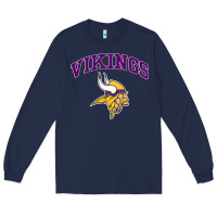 Navy vikings style Long Sleeve Tee - artisFamous