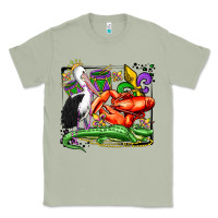 Matcha mardi gras pelican crawfish crocodile Classic Tee - OliviaCreatesArt