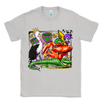 Moon Dust mardi gras pelican crawfish crocodile Classic Tee - OliviaCreatesArt