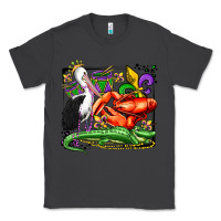 Smoke mardi gras pelican crawfish crocodile Classic Tee - OliviaCreatesArt
