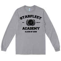 Heather Grey starfleet academy Long Sleeve Tee - artisFamous