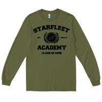 Army Green starfleet academy Long Sleeve Tee - artisFamous