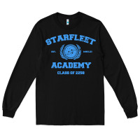 Black starfleet academy Long Sleeve Tee - artisFamous