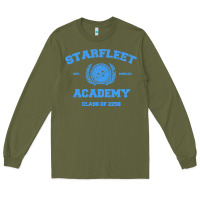 Army Green starfleet academy Long Sleeve Tee - artisFamous