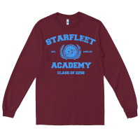 Burgundy starfleet academy Long Sleeve Tee - artisFamous