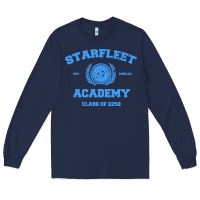 Navy starfleet academy Long Sleeve Tee - artisFamous