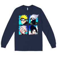 Navy animation Long Sleeve Tee - artisFamous