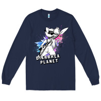 Navy diarrhea planet musician Long Sleeve Tee - artisFamous