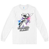 White diarrhea planet musician Long Sleeve Tee - artisFamous