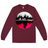 Burgundy stranger kids bikes Long Sleeve Tee - artisFamous