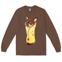 Funny Chihuahua Dog Burrito Food Tee Long Sleeve Tee | Teevron