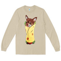 Mushroom funny chihuahua dog burrito food tee Long Sleeve Tee - artisFamous