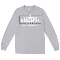 Moon Dust desantis governor keep florida free Long Sleeve Tee - artisFamous