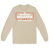 Mushroom desantis governor keep florida free Long Sleeve Tee - artisFamous