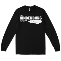 Black airship blimp dirigible   the hindenburg disaste Long Sleeve Tee - artisFamous