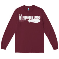 Burgundy airship blimp dirigible   the hindenburg disaste Long Sleeve Tee - artisFamous
