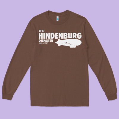 Airship Blimp Dirigible   The Hindenburg Disaste Long Sleeve Tee Designed By Artisfamous