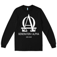 Black generation alpha Long Sleeve Tee - artisFamous