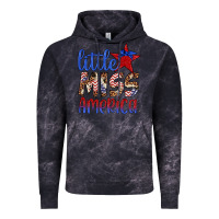 Cloud Black little miss america Vintage Hoodie - Artiststas