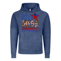 Vintage Denim little miss america Vintage Hoodie - Artiststas