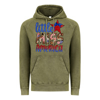 Vintage Olive little miss america Vintage Hoodie - Artiststas