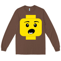 Chestnut surprised expression lego head Long Sleeve Tee - artisFamous
