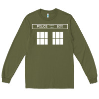 Army Green the blue box t shirt doctor doc dalek bbc bow tie tv tenth eleventh wh Long Sleeve Tee - artisFamous