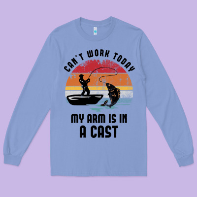 Dad Fishing Long Sleeve Tee Designed By Artisfamous