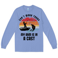 Colony Blue dad fishing Long Sleeve Tee - artisFamous