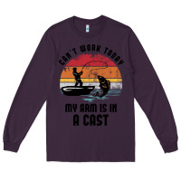 Plum dad fishing Long Sleeve Tee - artisFamous