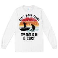 White dad fishing Long Sleeve Tee - artisFamous