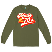 Army Green made in the 70s retro Long Sleeve Tee - artisFamous