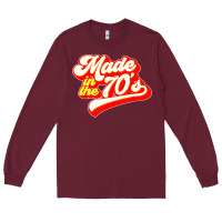 Burgundy made in the 70s retro Long Sleeve Tee - artisFamous