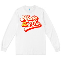 White made in the 70s retro Long Sleeve Tee - artisFamous