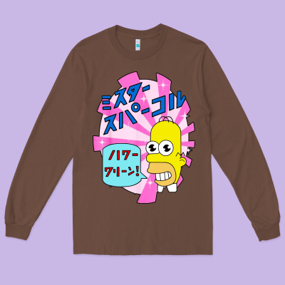 Mr Funny Sparkles Long Sleeve Tee Designed By Artisfamous