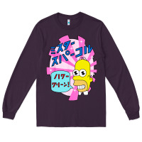 Plum mr funny sparkles Long Sleeve Tee - artisFamous