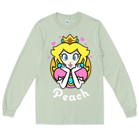Matcha peach graphic Long Sleeve Tee - artisFamous