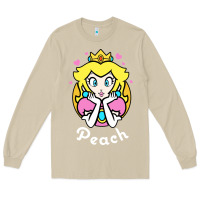 Mushroom peach graphic Long Sleeve Tee - artisFamous