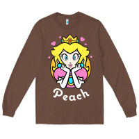 Chestnut peach graphic Long Sleeve Tee - artisFamous
