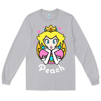 Moon Dust peach graphic Long Sleeve Tee - artisFamous