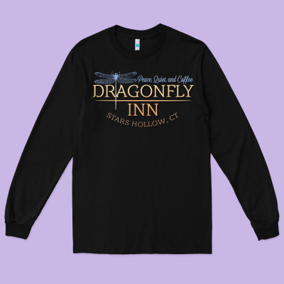 Dragonfly Inn Long Sleeve Tee Designed By Artisfamous