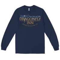 Navy dragonfly inn Long Sleeve Tee - artisFamous