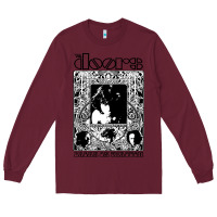 Burgundy the doors Long Sleeve Tee - artisFamous