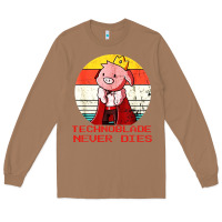 Toasted Coconut retro style technoblade merch cosplay Long Sleeve Tee - artisFamous