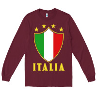 Burgundy italia   italia Long Sleeve Tee - artisFamous