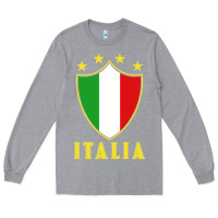 Heather Grey italia   italia Long Sleeve Tee - artisFamous