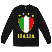 Black italia   italia Long Sleeve Tee - artisFamous