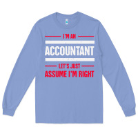 Colony Blue funny accounting design   gift for accountants Long Sleeve Tee - artisFamous