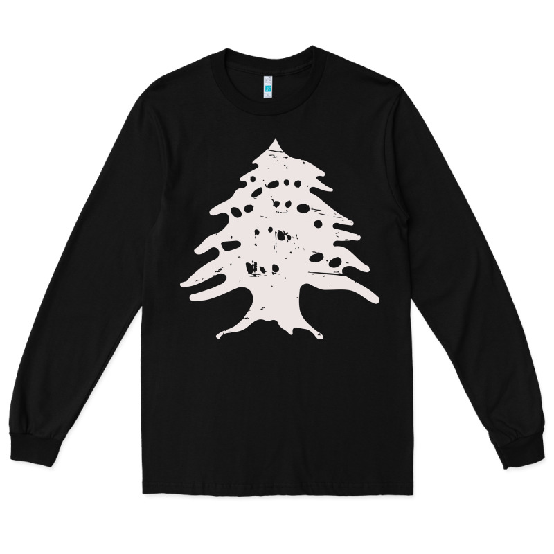 Retro Lebanon Cedar  Lebanese Long Sleeve Tee by artisFamous | Teevron
