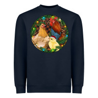 Christmas Chick Family Heavyweight Sweatshirt | Teevron